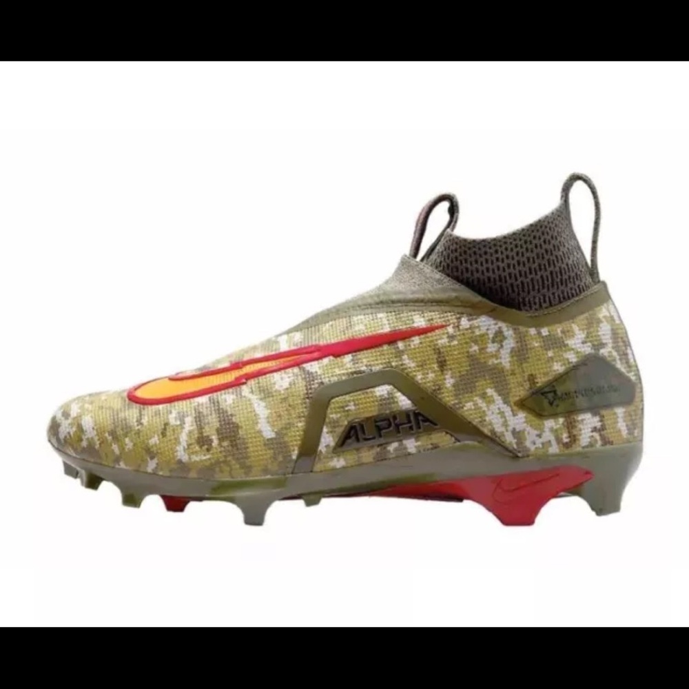 Nike Alpha Menace Elite 3 x Travis Kelce Football Cleats  FN0113 200 New - Picture 3 of 7